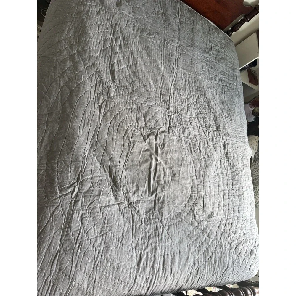 Pottery Barn Kids Star Wars Millennium Falcon Death Star Quilt 84x65 TWIN